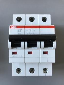 ABB Leitungsschutzschalter S203-B6 3-polig